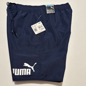 Puma Swim Trunks Mens Medium Navy